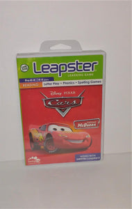 Leapster Disney CARS Lightning McQueen READING Learning Game from 2010 - sandeesmemoriesandcollectibles.com