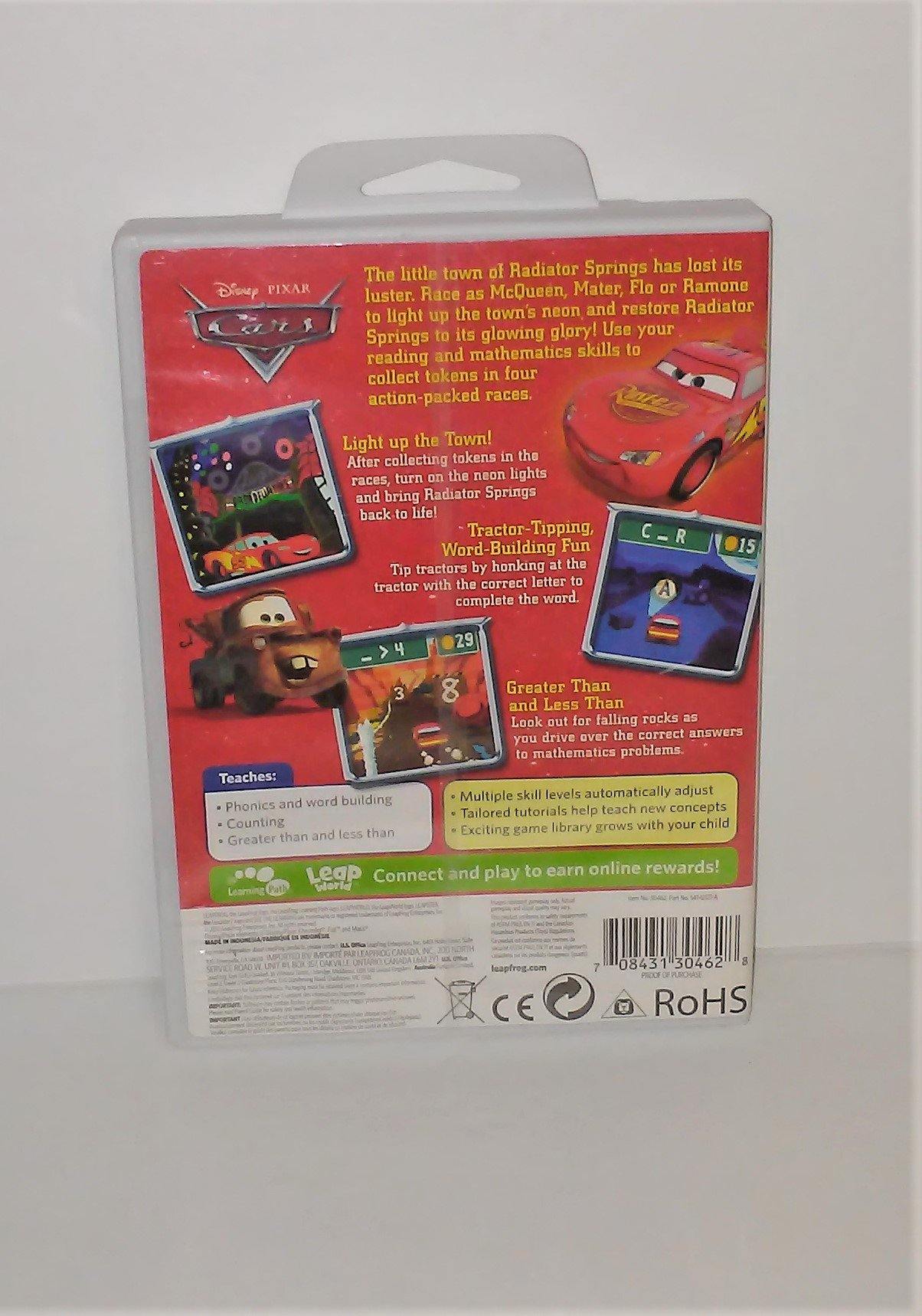 Leapster Disney CARS Lightning McQueen READING Learning Game from