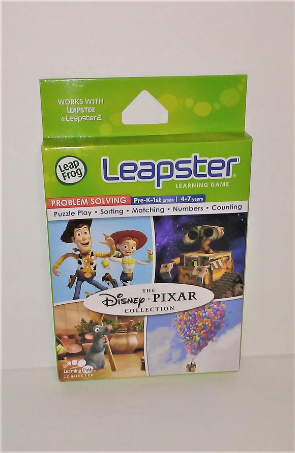 Leapster Disney PIXAR Collection Learning Game PROBLEM SOLVING from 2011 - sandeesmemoriesandcollectibles.com