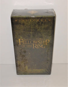 The Lord of the Rings - Fellowship of the Ring - Special Extended VHS Edition WIDESCREEN from 2002 with BONUS FEATURES - 2 Tape Set - sandeesmemoriesandcollectibles.com