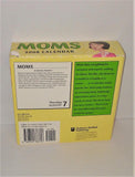 MOMS 2008 Collector Box Calendar - Funny and True Tales of Motherhood by Kathy Nelson - sandeesmemoriesandcollectibles.com