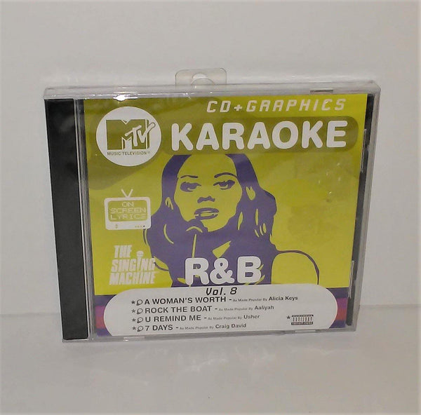 ミュージック CD MTV KARAOKE R&B Vol. 8 - CD+Graphics for The Singing Machine