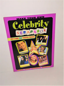 Make Your Own CELEBRITY SCRAPBOOK Hardcover from 2002 - sandeesmemoriesandcollectibles.com