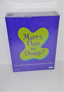 MARRY, DATE OR DUMP? Fun Relationship Game from 2003 - sandeesmemoriesandcollectibles.com