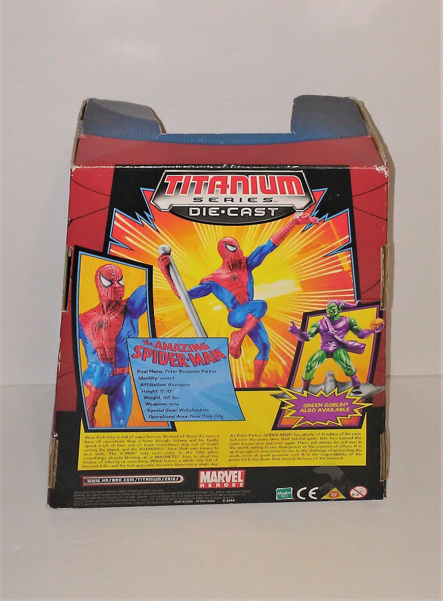 Secret identity spider man action deals figure