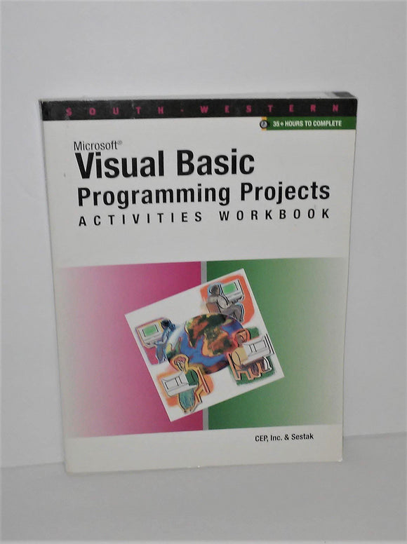 Microsoft Visual Basic Programming Projects Activities Workbook from 2000 - sandeesmemoriesandcollectibles.com