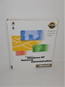 Microsoft Windows NT Network Administration - Academic Edition Book from 1998 with 2 CD-ROMs - sandeesmemoriesandcollectibles.com