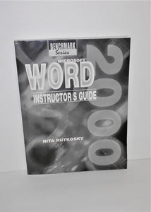 Microsoft WORD 2000 Instructor's Guide Book with CD-ROM by Nita Rutkosky from 2000 - sandeesmemoriesandcollectibles.com