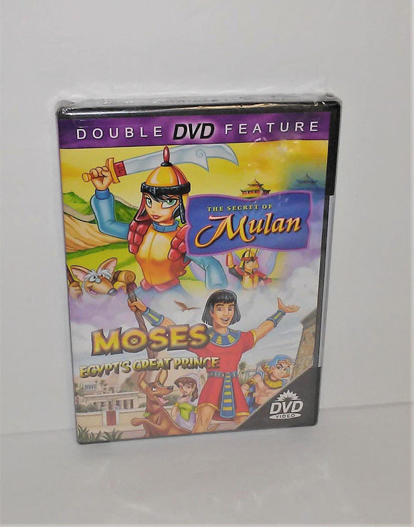 The Secret of Mulan & Moses Egypt's Great Prince DOUBLE FEATURE DVD from 2003 - sandeesmemoriesandcollectibles.com