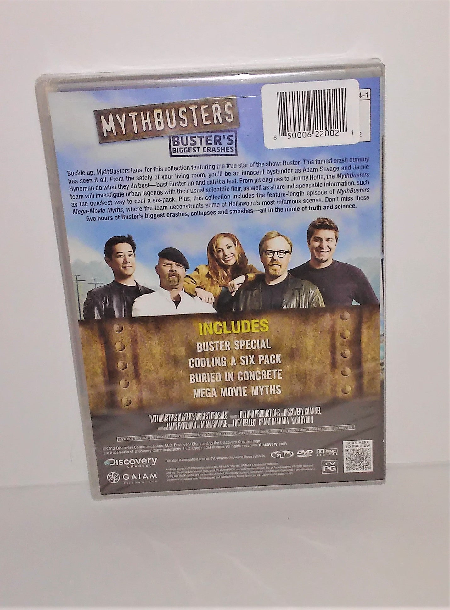 MYTHBUSTERS Buster's Biggest Crashes DVD from Discovery Channel