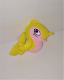 McDonald's Neopets YELLOW FLOTSAM Happy Meal Mini Plush Toy 5" with tags from 2005 - sandeesmemoriesandcollectibles.com