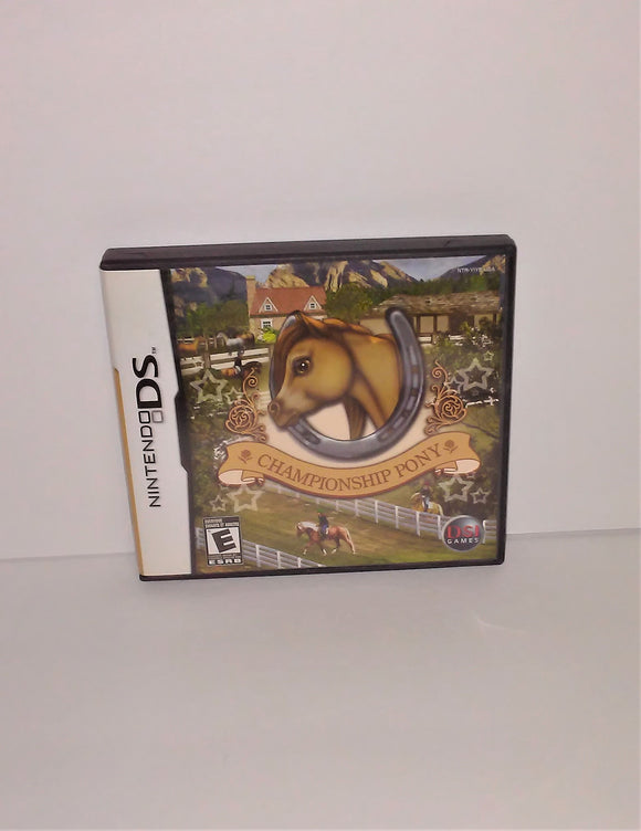 Nintendo DS CHAMPIONSHIP PONY Video Game in case with Instructions from 2007 - sandeesmemoriesandcollectibles.com