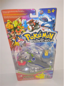 Pokemon Advanced PIKACHU & DUSKULL Figures with Electronic Launcher from 2003