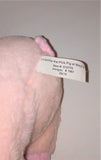 Priscilla the Pink Pig Plush by Macy's 6.5" Tall Item #012775 - sandeesmemoriesandcollectibles.com