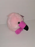 Puffkins FLO The Flamingo Bean Bag Plush 4" by Swibco from 1998 - sandeesmemoriesandcollectibles.com