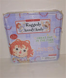 Classic Raggedy Ann & Andy GREAT DAY IN THE PARK Board Game in Tin from 2001 - sandeesmemoriesandcollectibles.com
