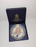 Royal Worcester A Tribute to H. M. Queen Elizabeth The QUEEN MOTHER Collector Plate Bone China - sandeesmemoriesandcollectibles.com