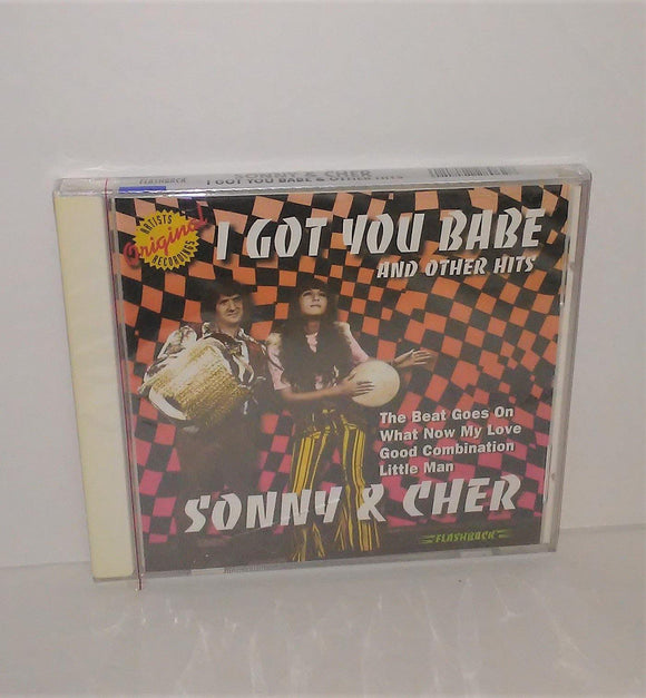 Sonny & Cher I GOT YOU BABE and Other Hits Audio Music CD - 10 Songs - sandeesmemoriesandcollectibles.com