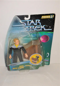Star Trek Deep Space Nine CHIEF MILES O'BRIEN Action Figure with U.S.S. Defiant Engineering Station from 1998 - sandeesmemoriesandcollectibles.com