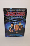 Star Trek The Next Generation ALL GOOD THINGS Book by Michael Jan Friedman from 1994 First Pocket Printing - sandeesmemoriesandcollectibles.com