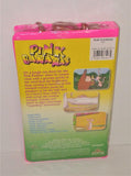 The Pink Panther Cartoon Collection PINK BANANAS VHS Video in Clamshell Case Plus BONUS Action Figure from 1997 - sandeesmemoriesandcollectibles.com