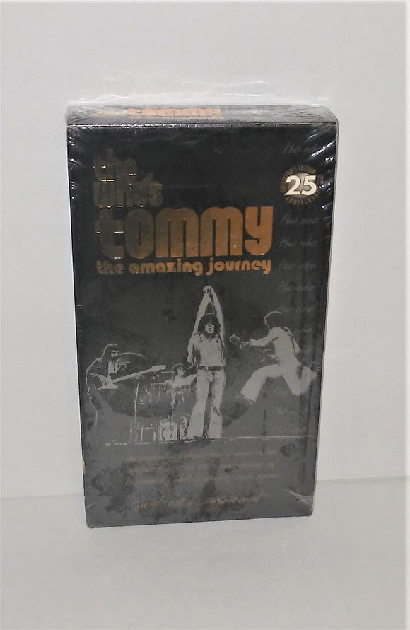 The Who's TOMMY - The Amazing Journey - 25th Anniversary Collector's Edition VHS Video from 1994 - sandeesmemoriesandcollectibles.com