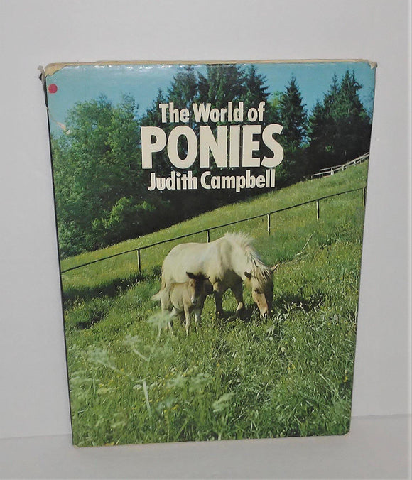 The World of PONIES Book by Judith Campbell from 1970 Hardcover - sandeesmemoriesandcollectibles.com