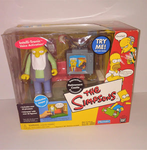 The Simpsons RETIREMENT CASTLE Interactive Environment Playset from 2002 - sandeesmemoriesandcollectibles.com