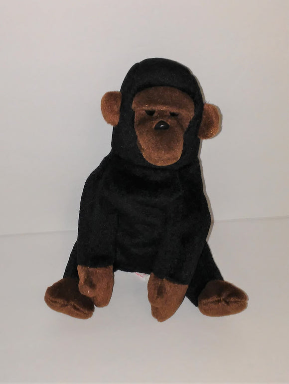 Ty CONGO The Gorilla Beanie Baby from 1996 - sandeesmemoriesandcollectibles.com