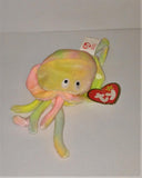 Ty Teenie Beanie Baby GOOCHY The Jellyfish #16 from 1999 - sandeesmemoriesandcollectibles.com