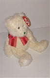 Ty 2004 HOLIDAY TEDDY Original Off-White Beanie Baby - sandeesmemoriesandcollectibles.com