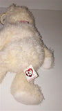 Ty 2004 HOLIDAY TEDDY Original Off-White Beanie Baby - sandeesmemoriesandcollectibles.com