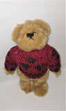 Ty Attic Treasures BEARKHARDT Jointed Plush Bear 8" Tall from 1993 RETIRED - sandeesmemoriesandcollectibles.com