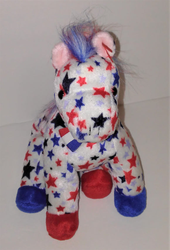 Ty LEFTY 2004 The Donkey Beanie Baby - sandeesmemoriesandcollectibles.com