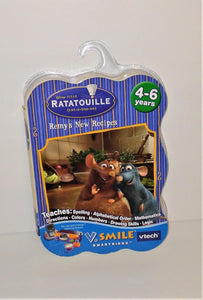 Vtech V.Smile Disney Pixar RATATOUILLE Remy's New Recipes Smartridge Educational Game - sandeesmemoriesandcollectibles.com
