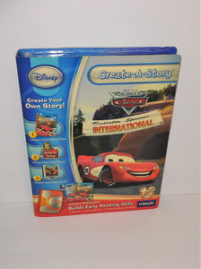 Vtech Disney CARS Create-A-Story Educational Software - 2 Books & Cartridge Set - sandeesmemoriesandcollectibles.com