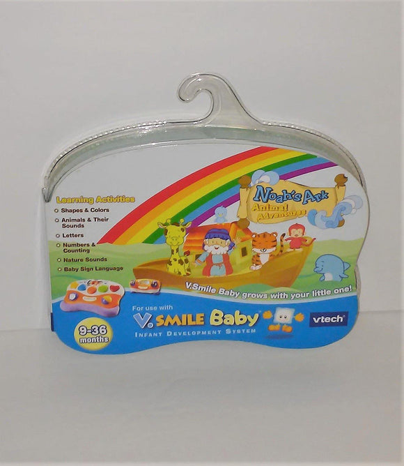 Vtech V.smile Baby NOAH'S ARK ANIMAL ADVENTURE Book and Cartridge for ages 9-36 months - sandeesmemoriesandcollectibles.com