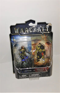 Warcraft LOTHAR vs. HORDE WARRIOR Mini-Figure Two-Pack from 2016 - sandeesmemoriesandcollectibles.com