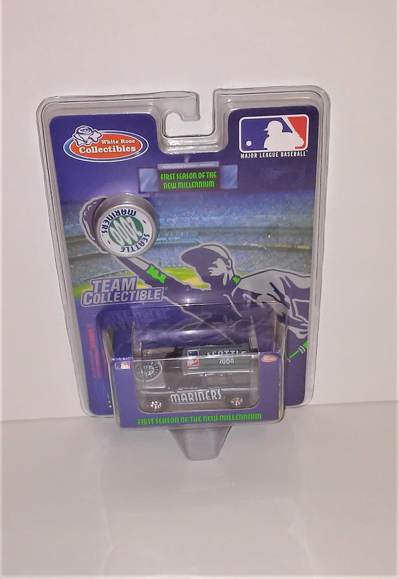 White Rose Collectibles SEATTLE MARINERS Diecast SUV & Metal Team Coin from 2000 - sandeesmemoriesandcollectibles.com