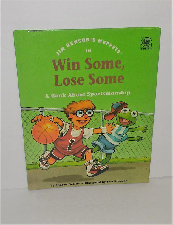 Jim Henson's Muppets in WIN SOME, LOSE SOME - A Book About Sportsmanship from 1993 - sandeesmemoriesandcollectibles.com