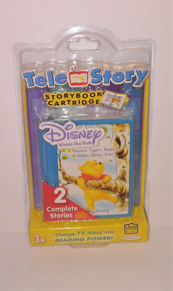 Disney Winnie the Pooh TELE-STORY Storybook Cartridge from 2006 - 2 Complete Stories - sandeesmemoriesandcollectibles.com