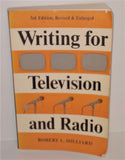 Writing for Television and Radio Book by Robert L. Hilliard from 1982 Softcover 3rd Edition - sandeesmemoriesandcollectibles.com